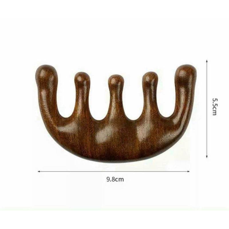 Lược gỗ đàn hương mát xa da đầu dành cho cả nam và nữ