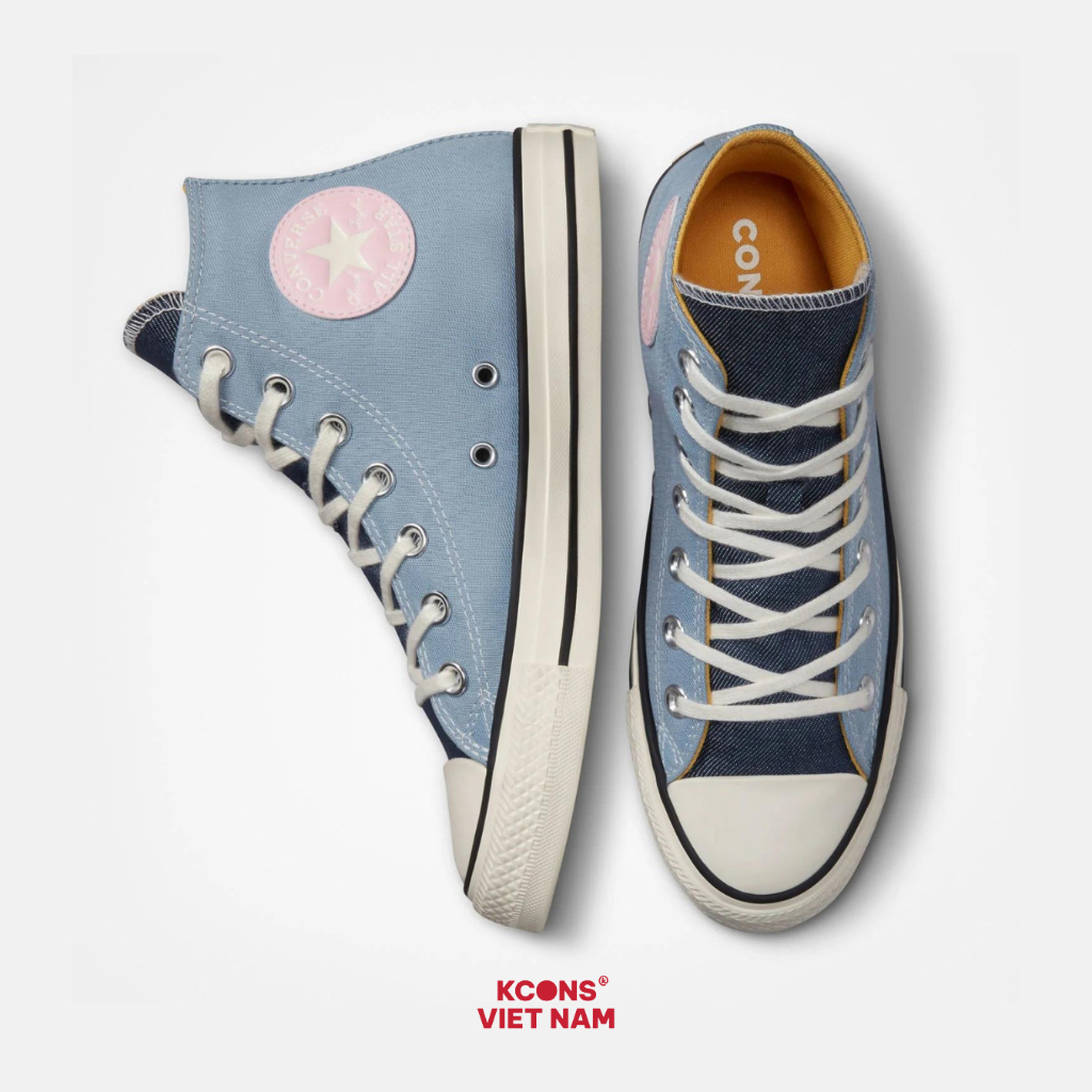 Giày Converse Chuck Taylor All Star DENIM FASHION Cổ Cao A02880C