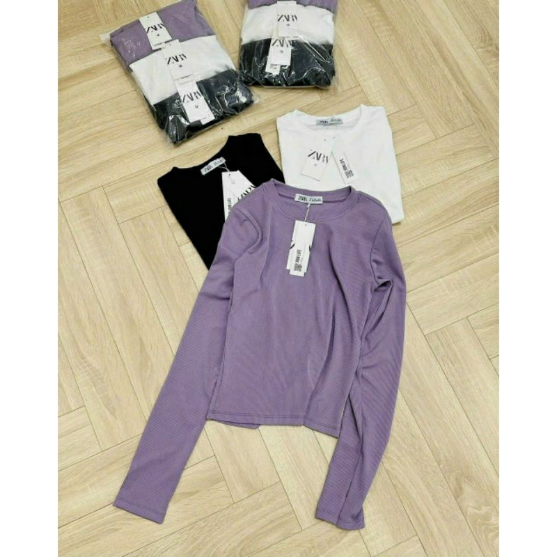 Set 3 áo thun nữ dài tay, xỏ ngón Vnxk siêu mát