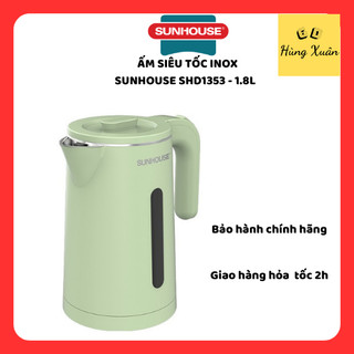 Ấm siêu tốc inox 2 lớp Sunhouse SHD1353 1.8l chính hãng - Bảo hành 12 tháng