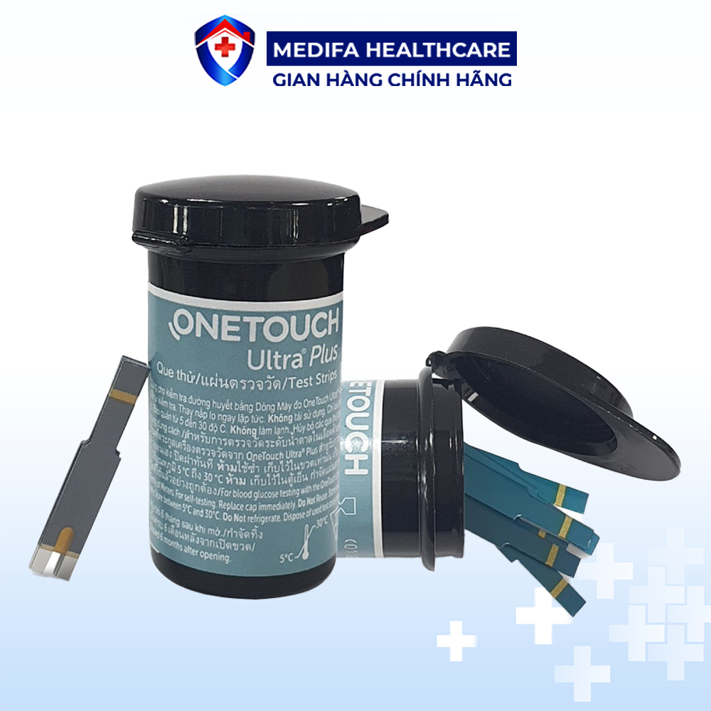 Hộp 25 Que Thử Đường Huyết OneTouch Ultra Plus