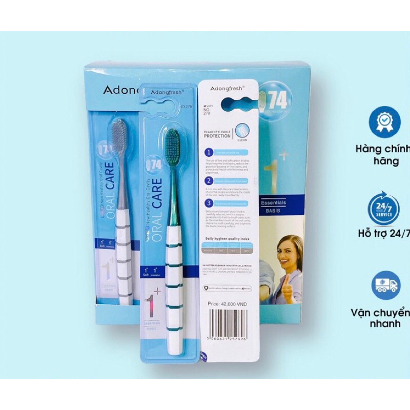 Bàn chải Cao Cấp Hàn Quốc Giá Niêm Yết 42k