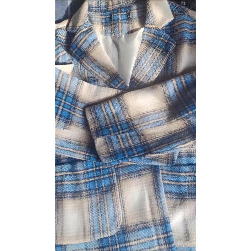 Áo Dạ Blazer kẻ caro