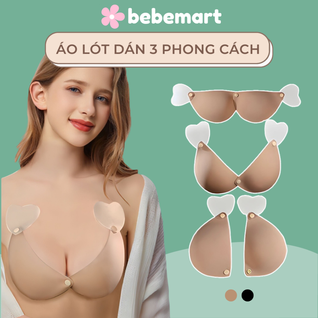 Áo Dán Ngực 3 Phong Cách Dán AD005 BEBECHIC