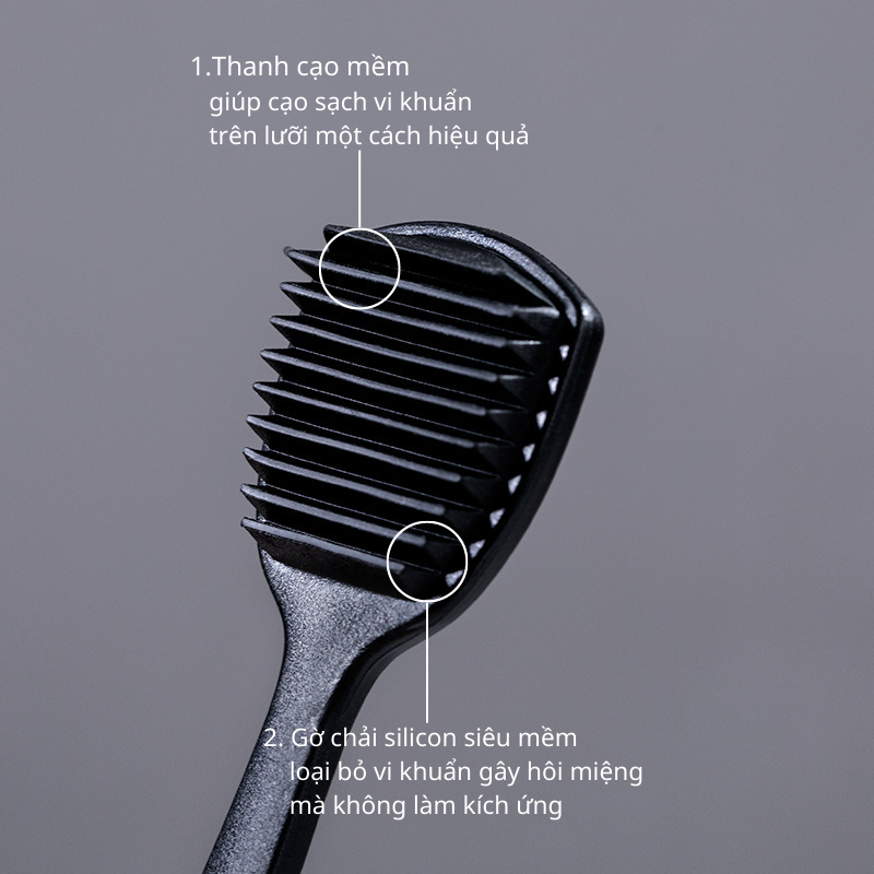 Bàn chải lưỡi Nhật Bản mềm mại không kích ứng Raoyi Ruhn phiên bản Couple Pro R374