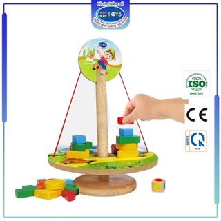 Đồ chơi gỗ Đĩa cân bằng | Winwintoys 62342 | Phát triển tư duy logic và sự khéo léo