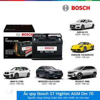 Bình ắc quy bosch hightec agm ln3 - din 70ah