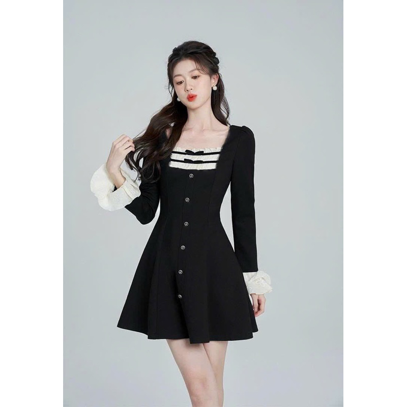 Đầm tiểu thư tay loe ❤️❤️❤️