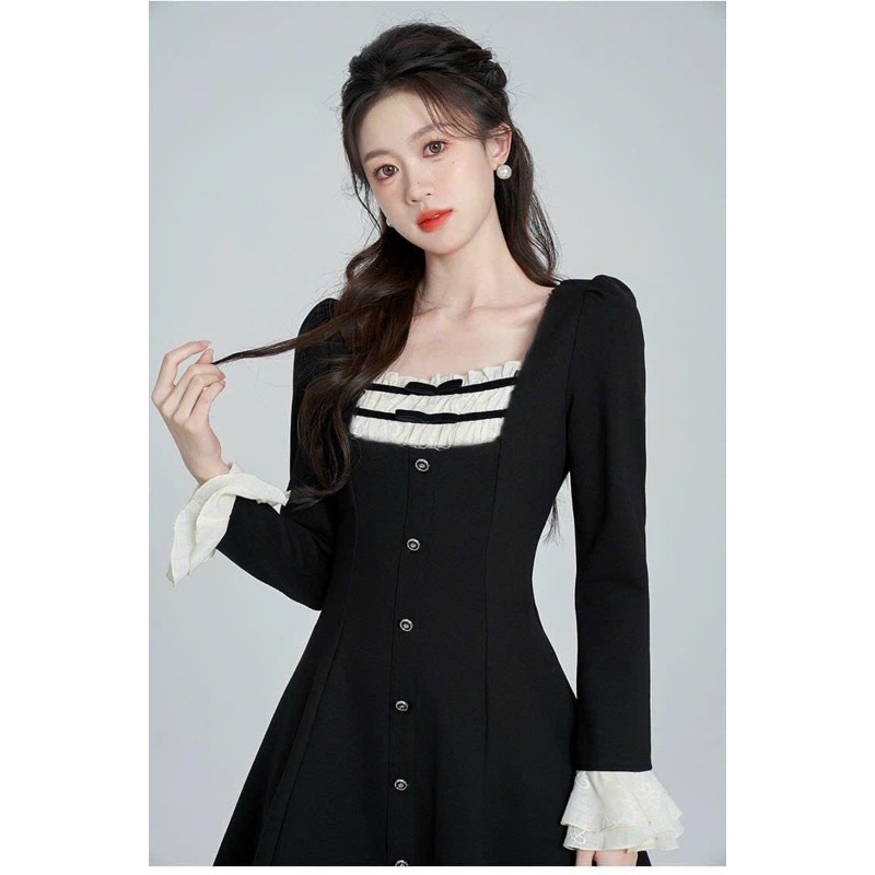 Đầm tiểu thư tay loe ❤️❤️❤️