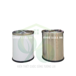 Thùng rác inox nắp lật