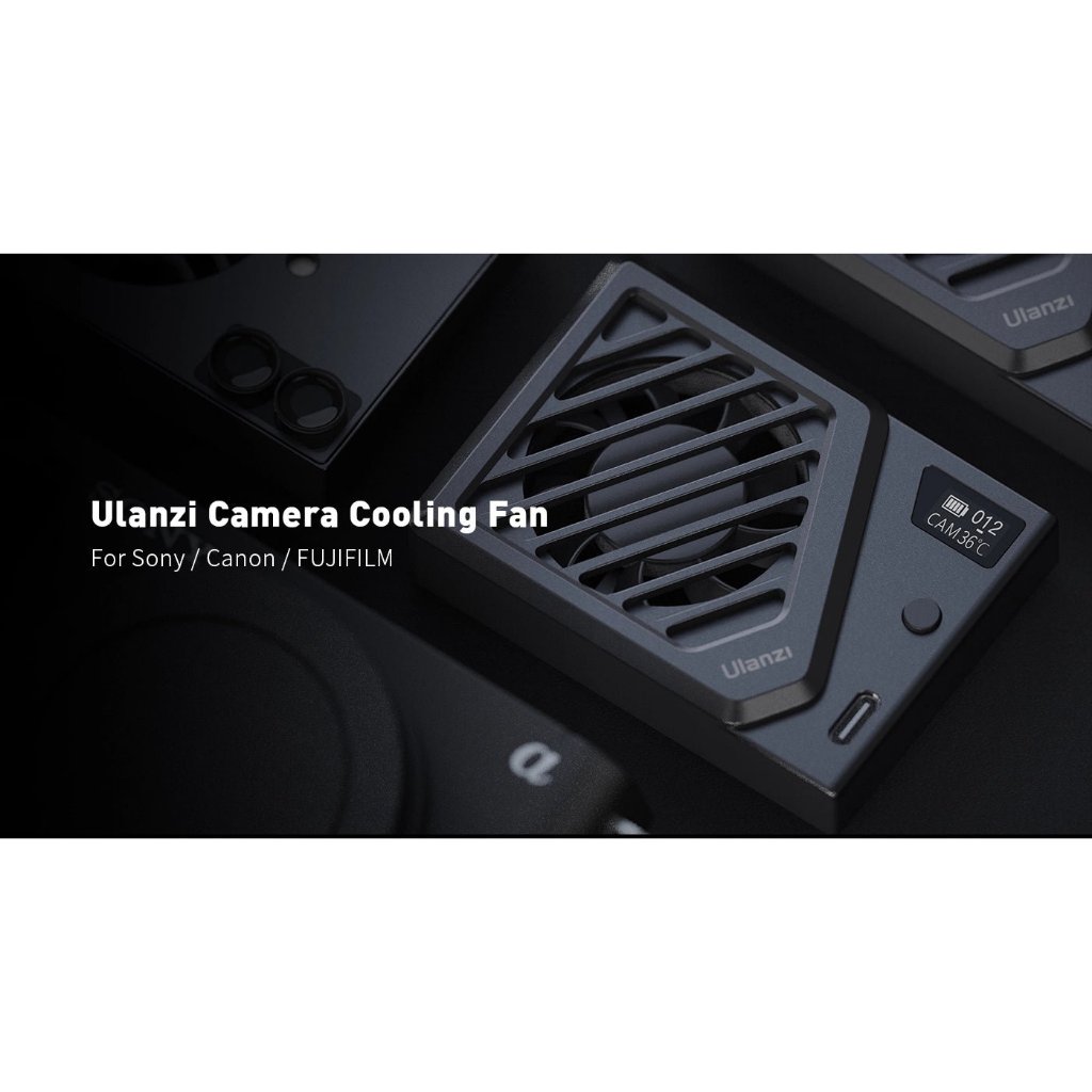Quạt tản nhiệt cho máy ảnh Ulanzi quạt làm mát cho Sony / Canon / FUJIFILM chính hãng