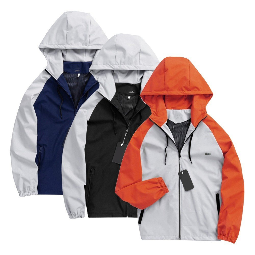 Áo Khoác Gió Nam Thời Trang Phối Màu Raglan Cao Cấp Đẹp