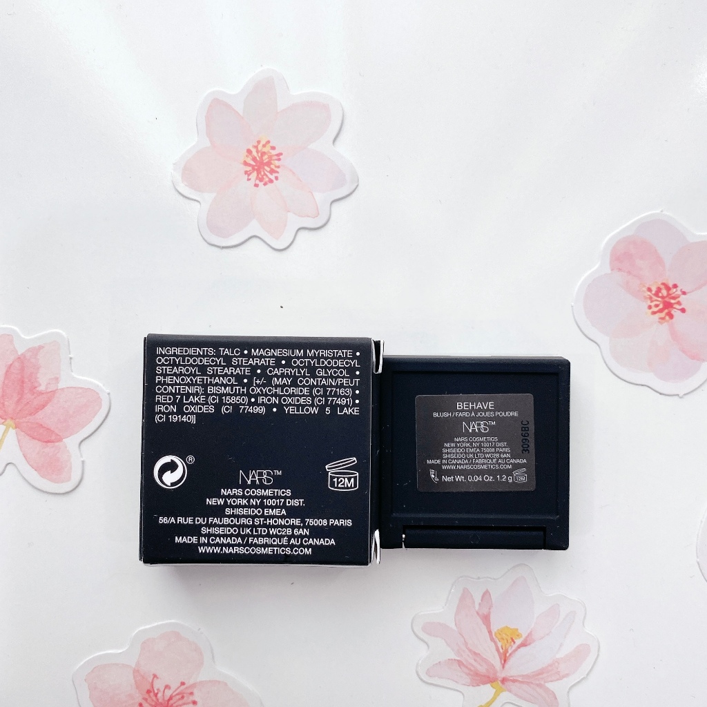 Phấn má hồng Nars màu Behave mini 1.2g