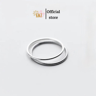 Nhẫn chỉ trơn ⚡️ siêu hot⚡️ bạc ta, nhẫn nữ cá tính