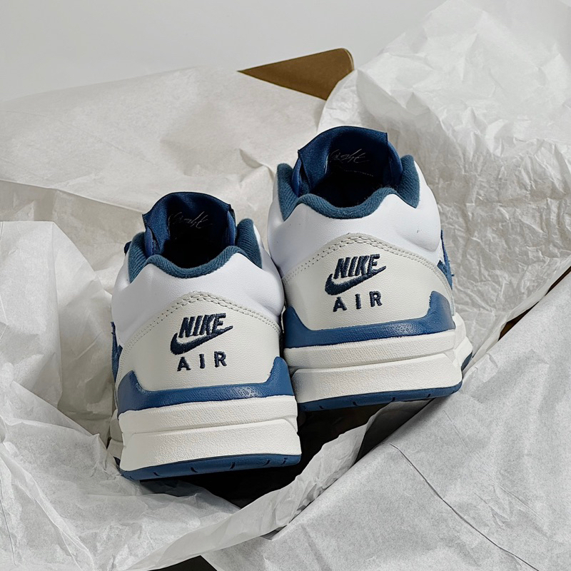 JDK STORE_Giày Sneaker JD Stadium White Blue Trắng Xanh