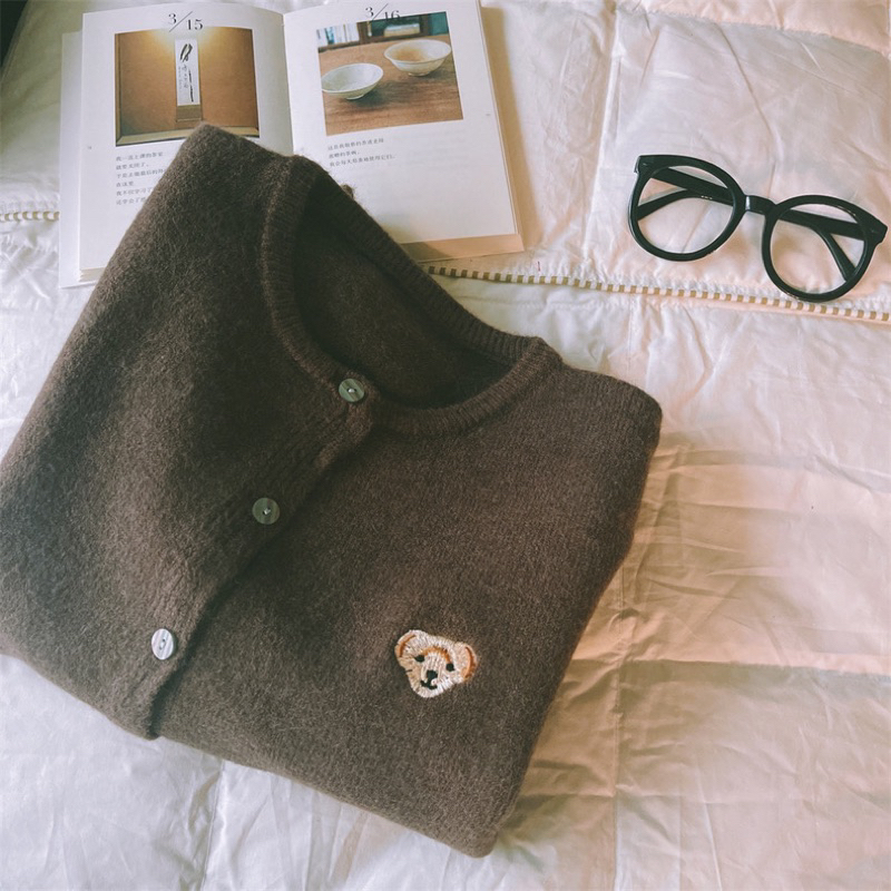 Cardigan len dày dặn xinh xắn hàng Quảng Châu loại 1