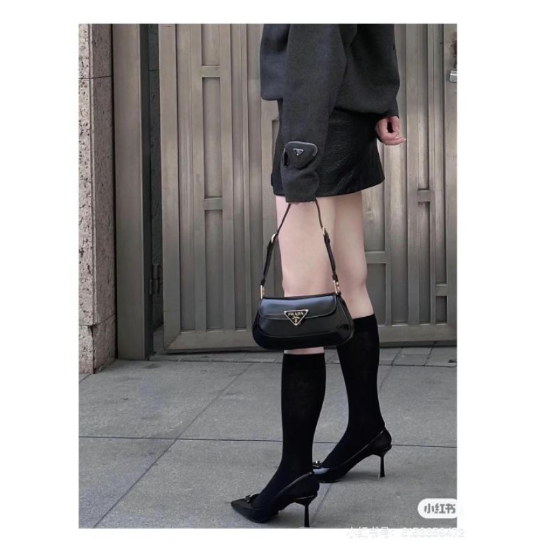 Túi xách nữ cực đẹp Prada da bóng sz24cm kèm hộp hãng