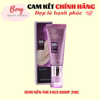 Kem nền bb the face shop power perfection bb cream spf37 pa++ 20g