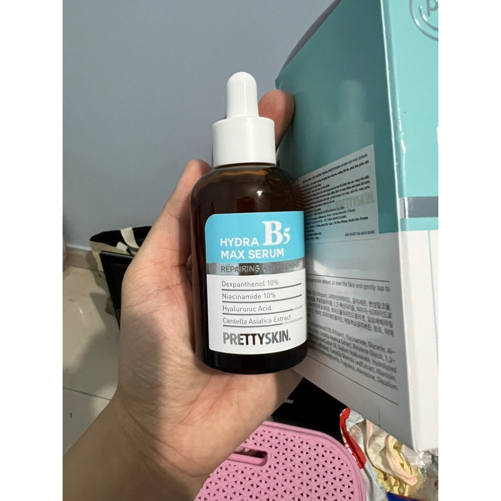 Serum B5 Prettyskin Hydra Max Tinh Chất Phục Hồi Dưỡng Trắng 50ml mới