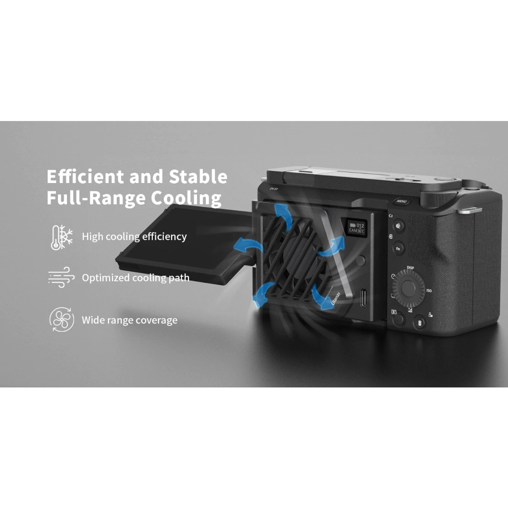 Quạt tản nhiệt cho máy ảnh Ulanzi quạt làm mát cho Sony / Canon / FUJIFILM chính hãng