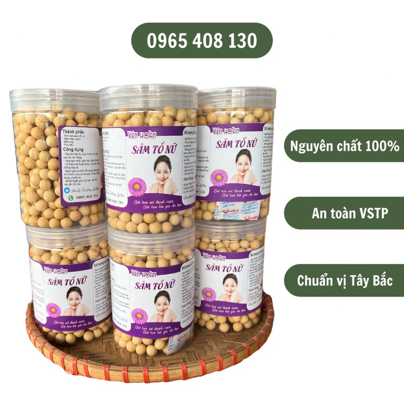 [CHÍNH HÃNG] Viên Hoàn Sâm Tố Nữ Tiện Dụng Cho Chị Em (Tăng Noi Tiêttt Tố Tăng Size Vòng 1 )