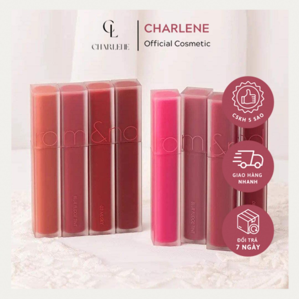 SON KEM ROMAND BLUR ĐỦ TONE - Charlene