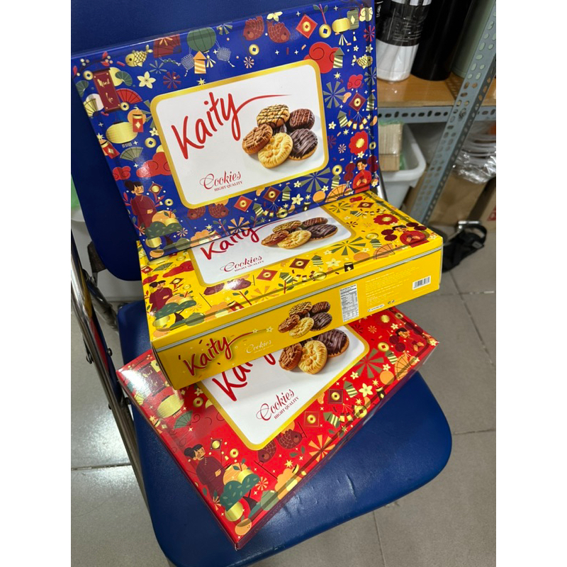 Bánh quy Mèo LUCKY HỘP GIẤY 500gr  Bánh giòn thơm ngon