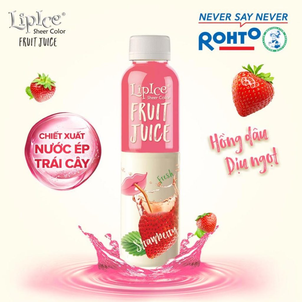 Son Dưỡng Môi Lipice Chiết Xuất Trái Cây Sheer Color Fruit Juice 4g Hasaki Sản Phẩm Chính Hãng