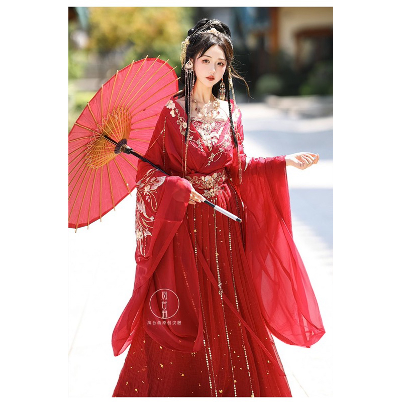 Fullset Hán phục nữ Nam Bắc Triều hàng chính hãng