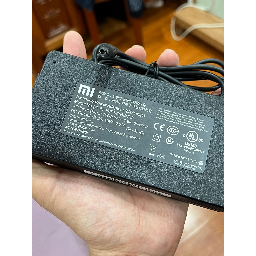 ADAPTER NGUỒN XIAOMI/MI FSP120-ABCN2 19V 6.32A POWER SUPPLY 5.5*2.5MM