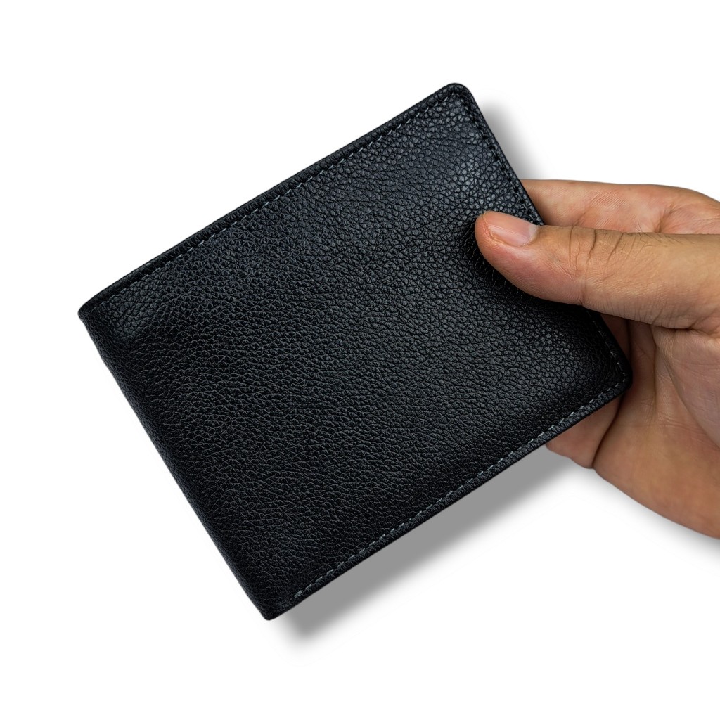 Ví nam da bò sáp hạt PQ Leather PV9 - Bảo hành 12 tháng, full box làm quà tặng