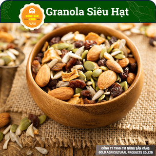 Granola Siêu Hạt Ăn Kiêng, Ngũ Cốc Giảm Cân Dinh Dưỡng Không Đường 250gr