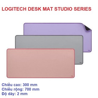 Tấm lót trải bàn làm việc mouse pad logitech desk mat studio series