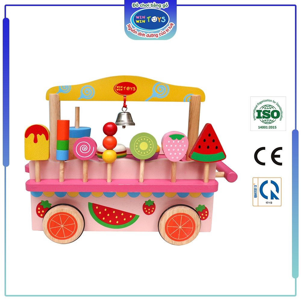 Đồ chơi gỗ Gian hàng cho bé | Winwintoys 69232 | Phát triển trí tưởng tượng và hình học cơ bản