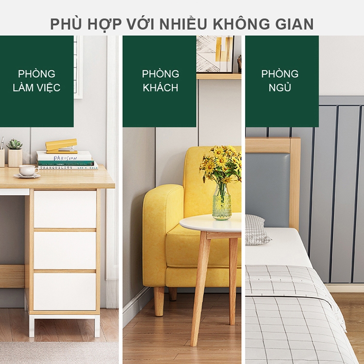 Kệ gỗ đa năng IGA lưu trữ tiện dụng có bánh xe di động thông minh GP173