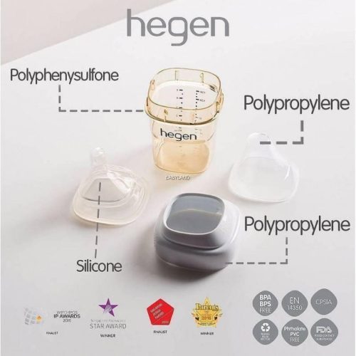 Bình sữa PPSU Hegen cao cấp chính hãng có tem nhập khẩu 150ml/240ml/330ml