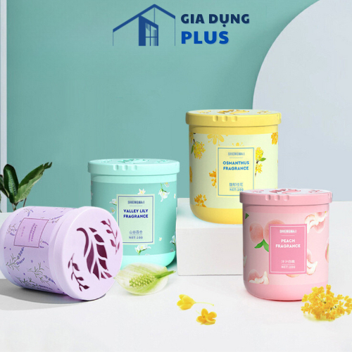 Hộp sáp thơm phòng khử mùi đa năng, hương thơm dịu mát dùng trong phòng khách, phòng bếp, nhà vệ sinh