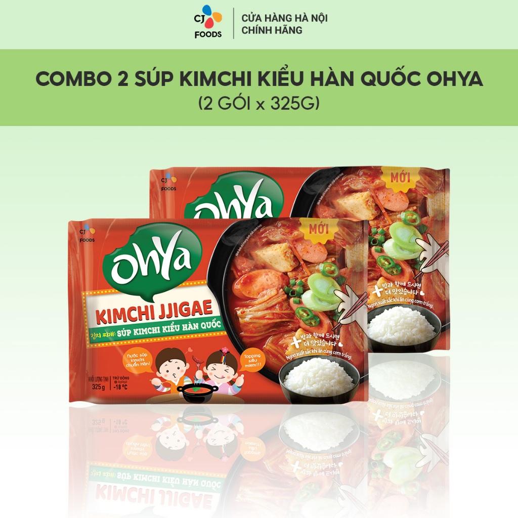 Súp Kim chi Hàn Quốc Kimchi Jjigae Ohya 325g