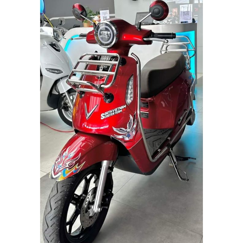 Combo baga tựa lưng + Khung bảo vệ cho xe điện VinFast EVO200, EVO200LITE