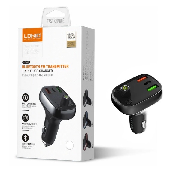 Tẩu sạc nhanh điện thoại trên Ôtô kiêm  hàng Cao cấp Ver 2023