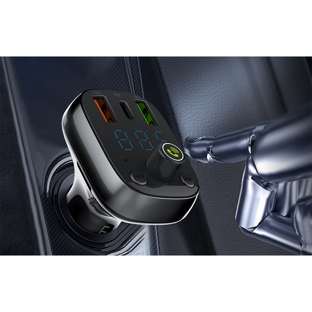 Tẩu sạc nhanh điện thoại trên Ôtô kiêm  hàng Cao cấp Ver 2023