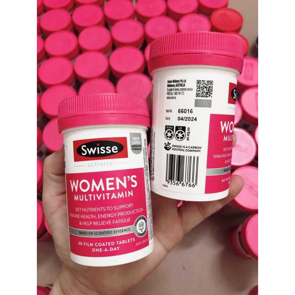 Viên Bổ Sung Vitamin Tổng Hợp Cho Nam, Nữ - Swisse Men’s/Women's Ultivite Multivitamin - nội địa Úc