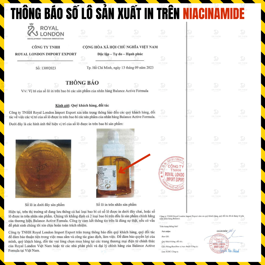 Serum Dưỡng Da Balance Active Formula 30ml