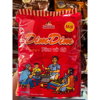 Bịch 10 gói mì dim dim micoem 700g