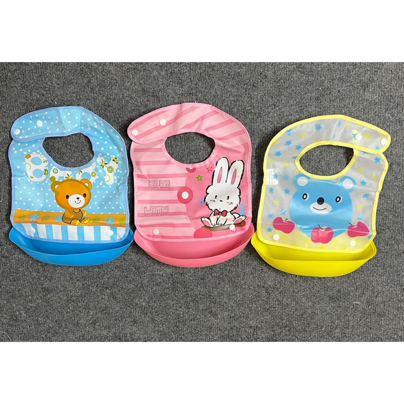 Yếm ăn dặm chống thấm nước cho bé