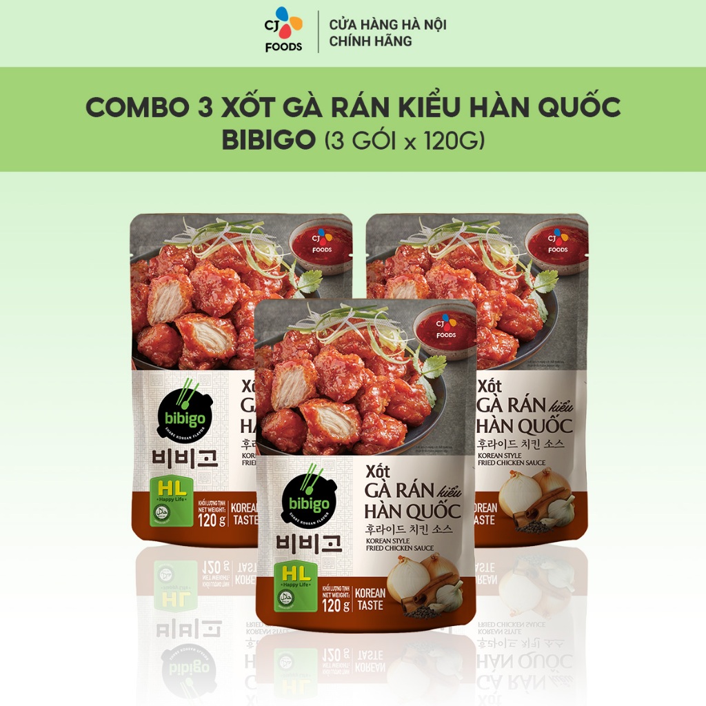 Xốt Gà Rán Hàn Quốc Bibigo - Gói 120g