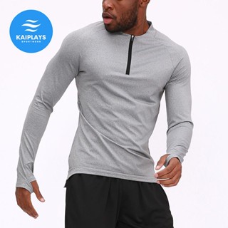 Áo giữ nhiệt nam cao cấp, áo thể thao nam dài tay KAIPLAYS Áo thun dài tay chạy bộ, tập gym, đạp xe đạp, bóng rổ KP077
