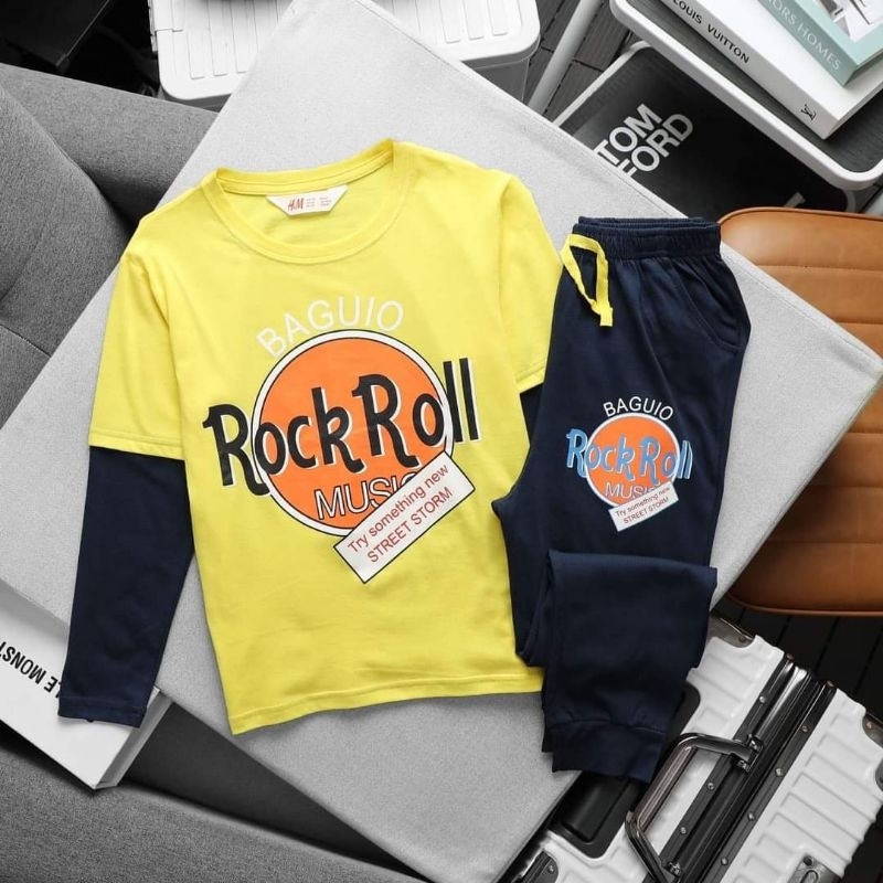 Bộ GAP Tay Dài cotton bé trai size đại 24-60kg