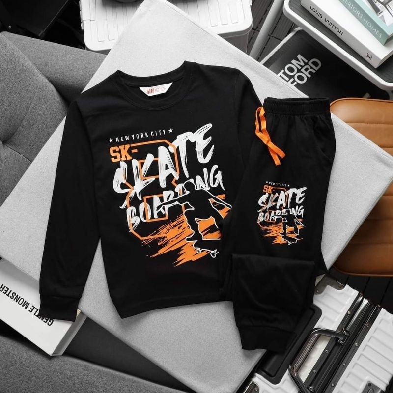 Bộ GAP Tay Dài cotton bé trai size đại 24-60kg