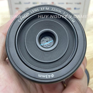 ỐNG KÍNH CANON 22 F2 STM Đẹp 99.99% , NGÀM CANON EOS - M . LENS ĐẸP NHƯ MỚI